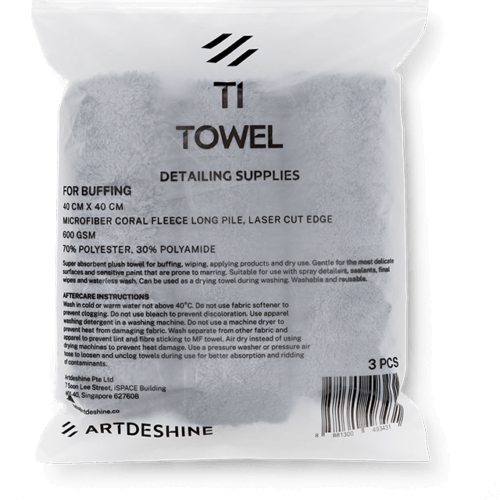 T1 Delicate Wiping Towel 600GSM - 3 Pack